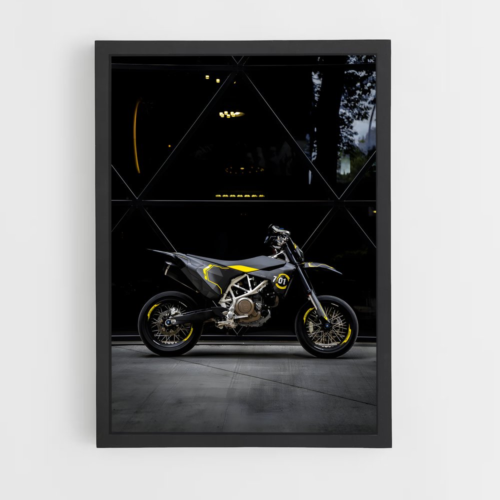 Poster supermoto incroyable – affiche Husqvarna (vue 2)